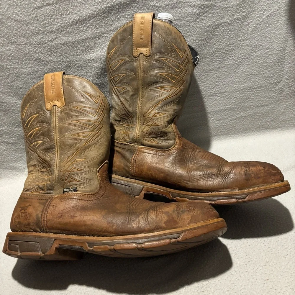 Irish Setter Steel Toe Work Boots Men's size 13D Brown style 83912
